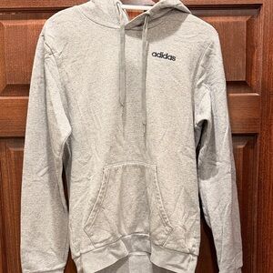 Adidas Light Gray Men's Hoodie